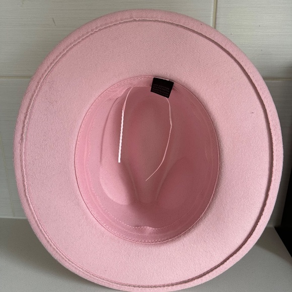 Classic Pink Felt Cowboy Hat - Picture 5 of 5